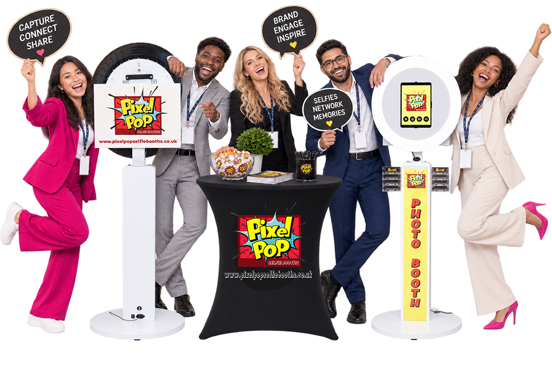 Pixel Pop photo and video booth entertainment for corporate events